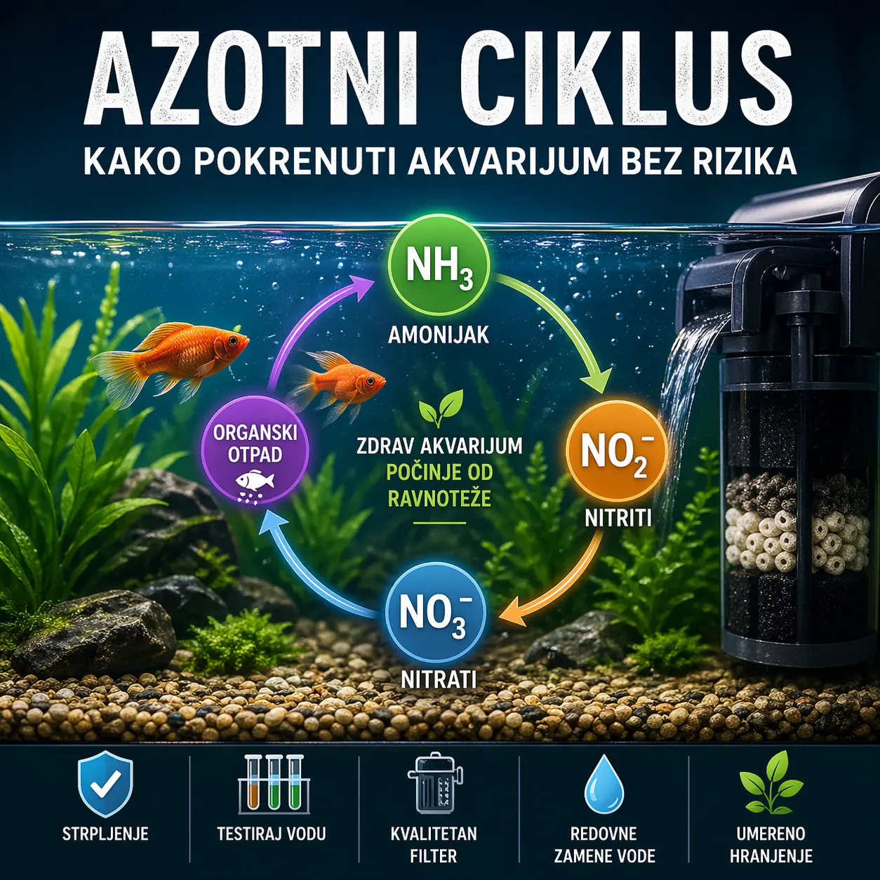 azotni ciklus u akvarijumu - naslovna slika - zoomarket akvaristika
